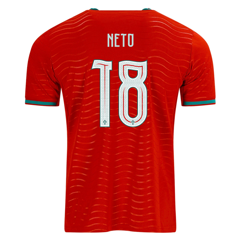 PUMA Men's Portugal G. Guede Home World Cup 2026 Soccer Jersey (Club Red/Green Lagoon)