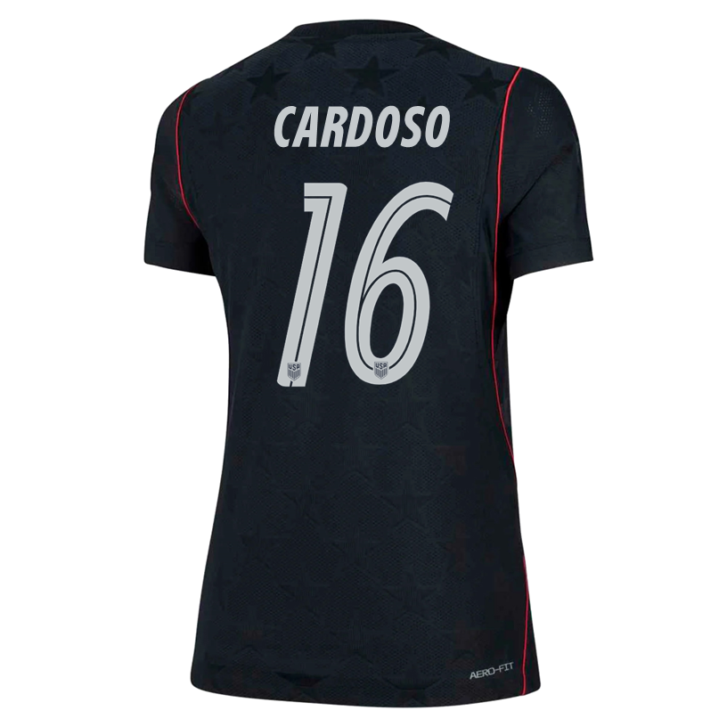 Nike Women’s Cardoso United States Match Authentic Away Jersey 2026 (Dark Obsidian/Pure Platinum)