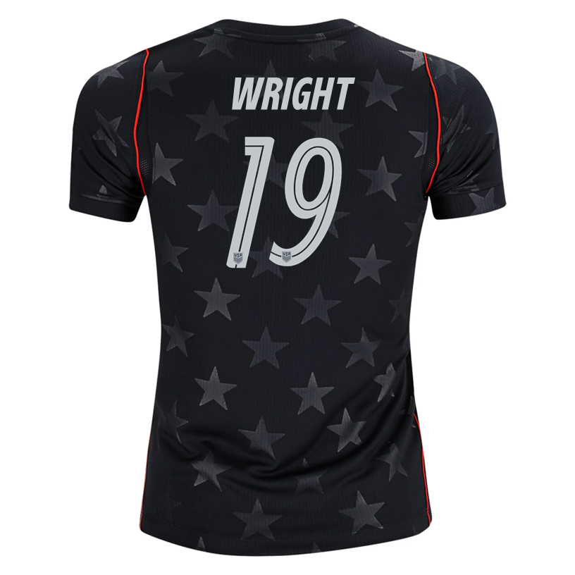 Nike Youth Wright United States Away Stadium Jersey 2026 (Dark Obsidian/Pure Platinum)
