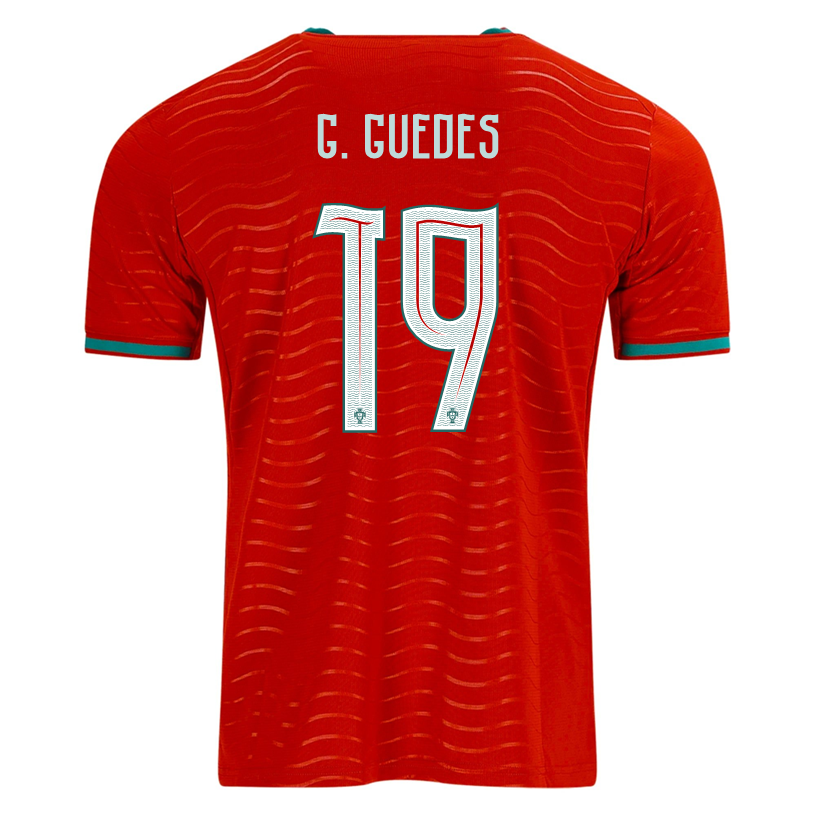 PUMA Men's Portugal Joao Cancelo Home World Cup 2026 Soccer Jersey (Club Red/Green Lagoon)