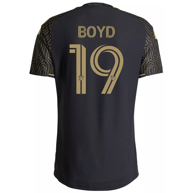adidas Men's Boyd LAFC Authentic Match Home Jersey 26/27 (Black/Gold)