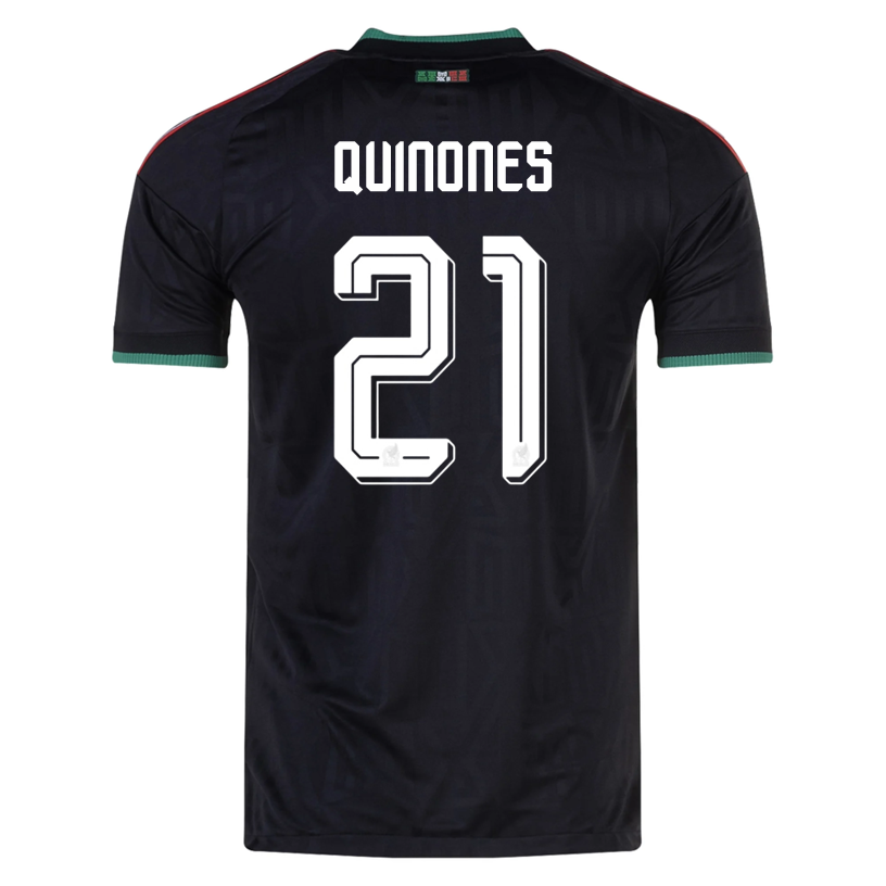adidas Men's Mexico Quinones Authentic Match Third Jersey 2026 (Black)