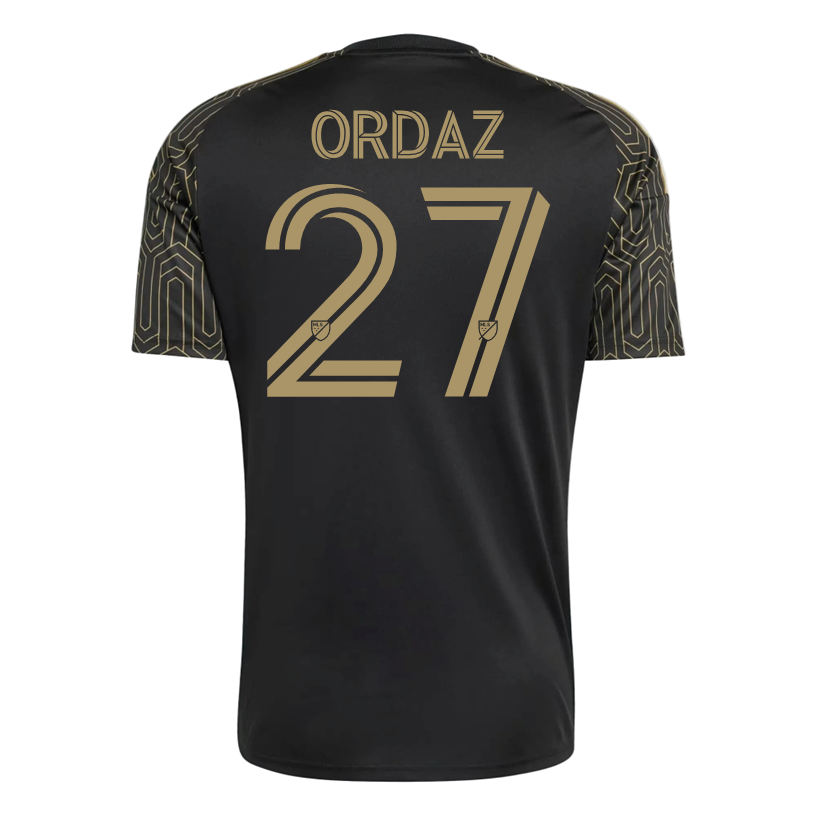 adidas Men's Ordaz LAFC Replica Home Jersey 26/27 (Black/Gold)