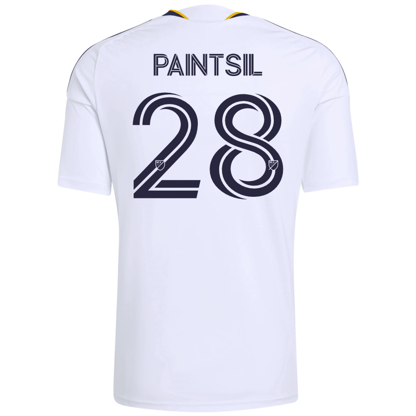 adidas Men's Paintsil  LA Galaxy Home Replica Jersey 26/27 (White)