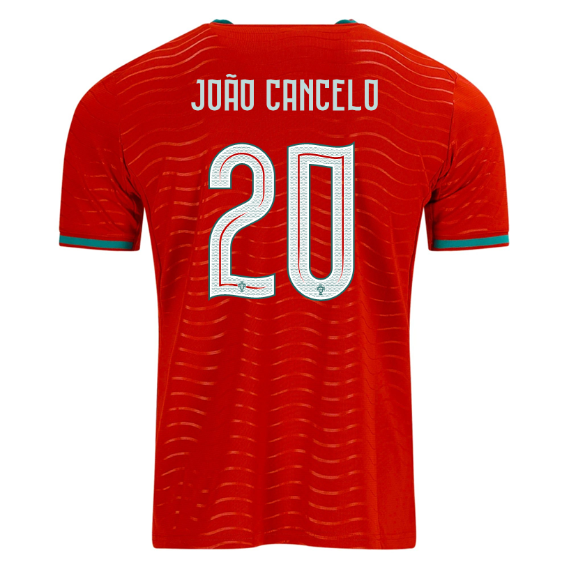 PUMA Men's Portugal R. Neves Home World Cup 2026 Soccer Jersey (Club Red/Green Lagoon)