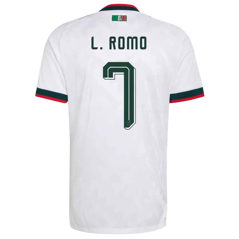 adidas Men's Mexico L. Romo Authentic Match Away Jersey 2026 (White)