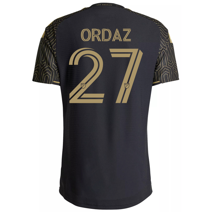 adidas Men's Ordaz LAFC Authentic Match Home Jersey 26/27 (Black/Gold)