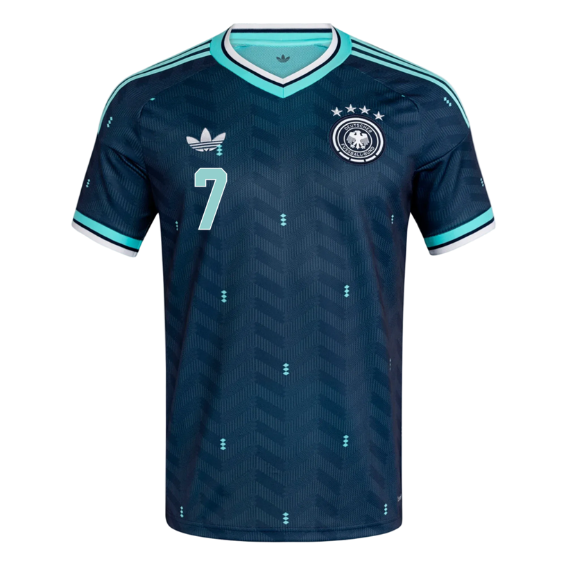 adidas Men's Germany Havertz Away 2026 Stadium Jersey 2026 (Navy)