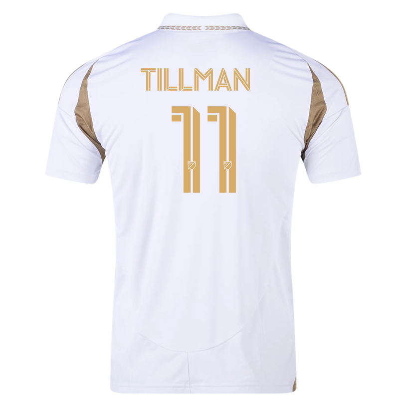 adidas Timothy Tillman LAFC Away Jersey 25/26 (White/Gold)