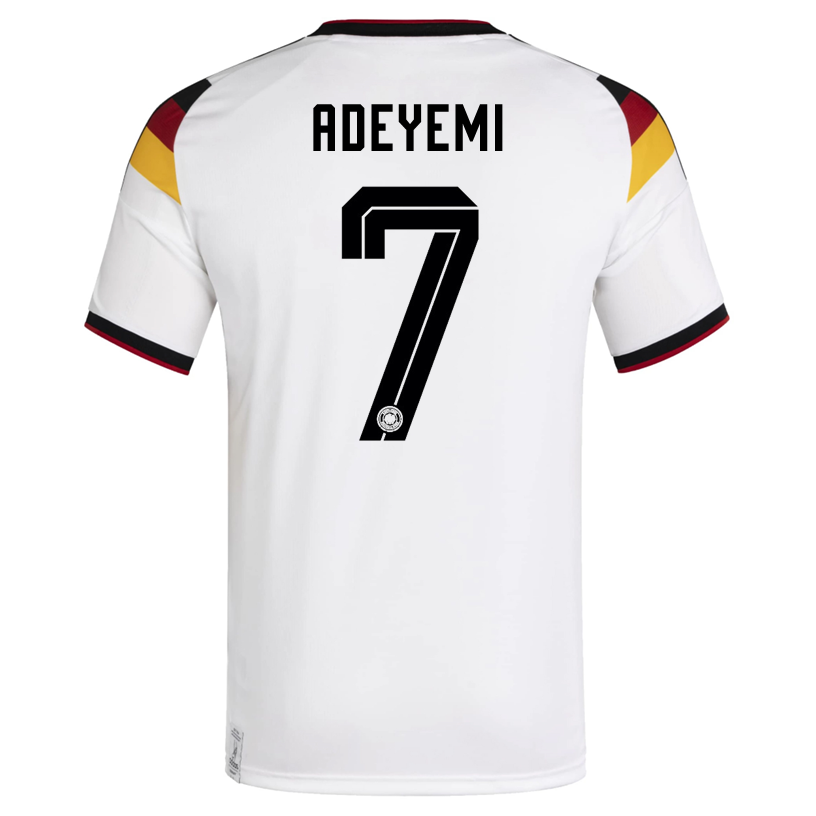 adidas Men's Adeyemi Germany Home World Cup Jersey 2026 (White/Black)