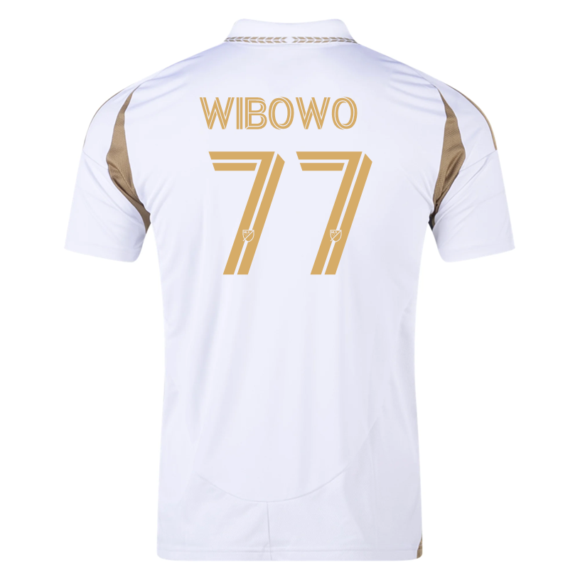 adidas Adrian Wibowo LAFC Away Jersey 25/26 (White/Gold)