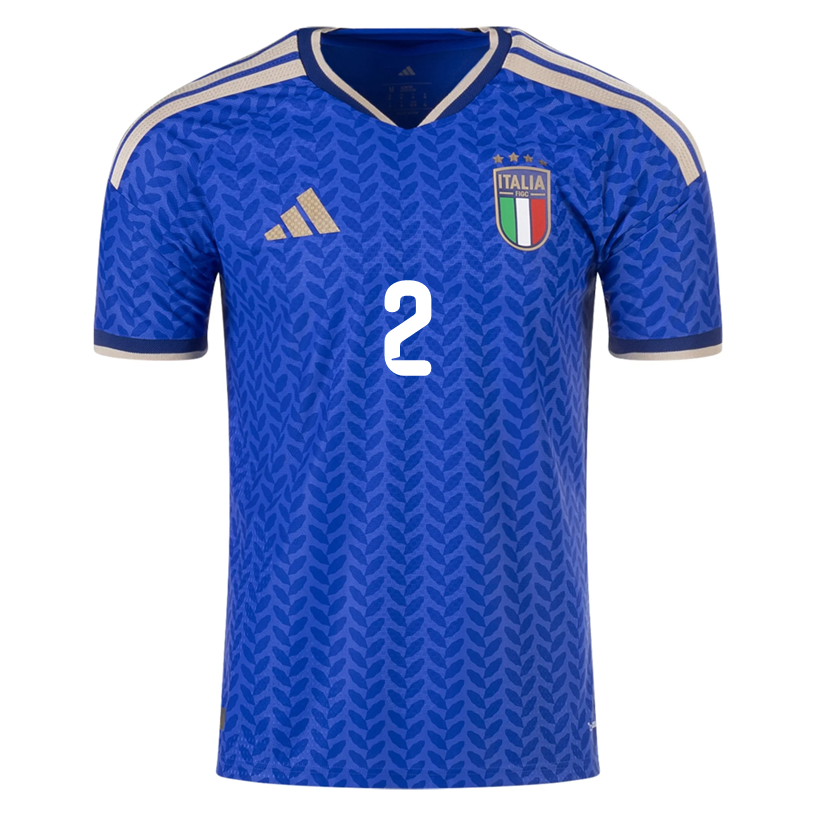 adidas Men's Bellenova Italy 2026 Authentic Home Jersey (Bold Blue)