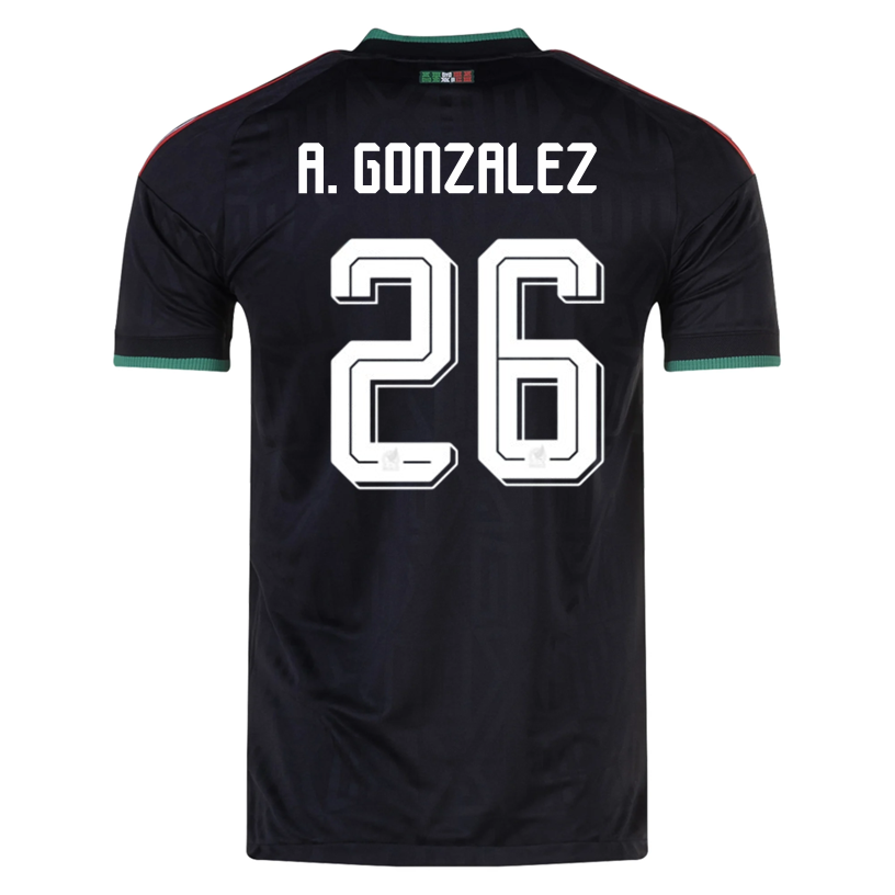 adidas Men's Mexico Armando Gonzalez Authentic Match Third Jersey 2026 (Black)