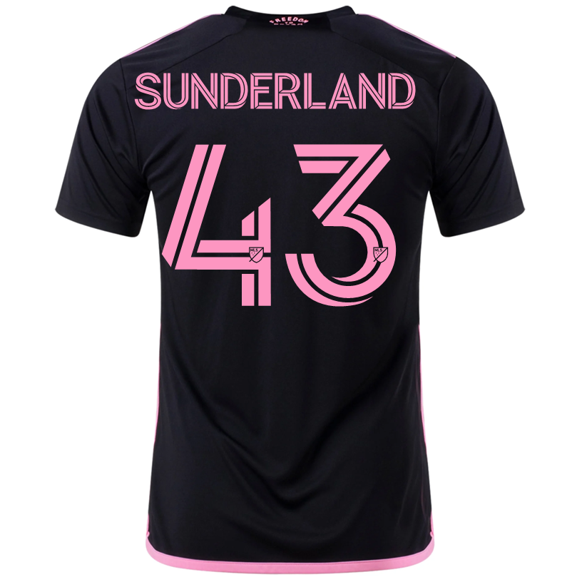 adidas Lawson Sunderland Inter Miami Away Jersey 23/24 (Black/True Pink)