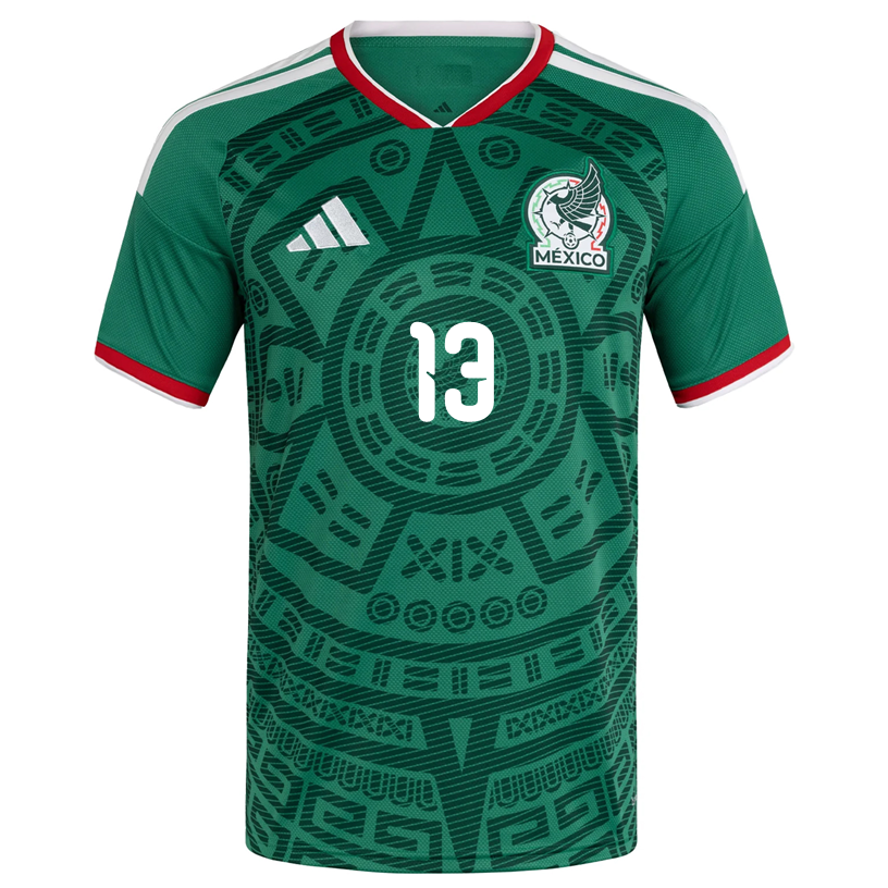 adidas Men's J. Orozco Mexico Home 2026 World Cup Jersey (Bold Green)