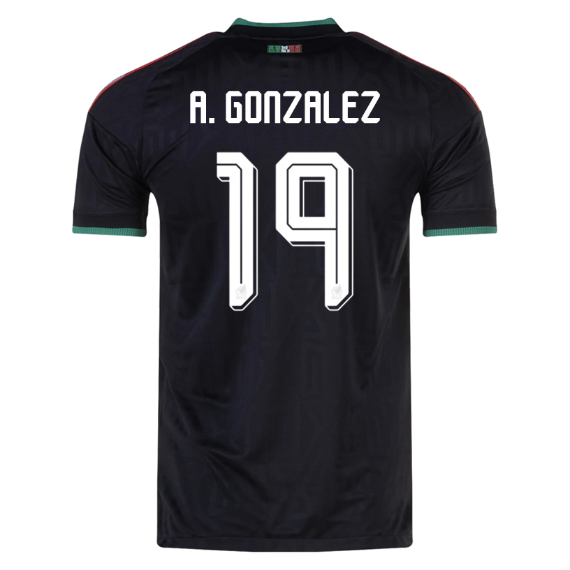 adidas Men's Mexico Armando Gonzalez Authentic Match Third Jersey 2026 (Black)