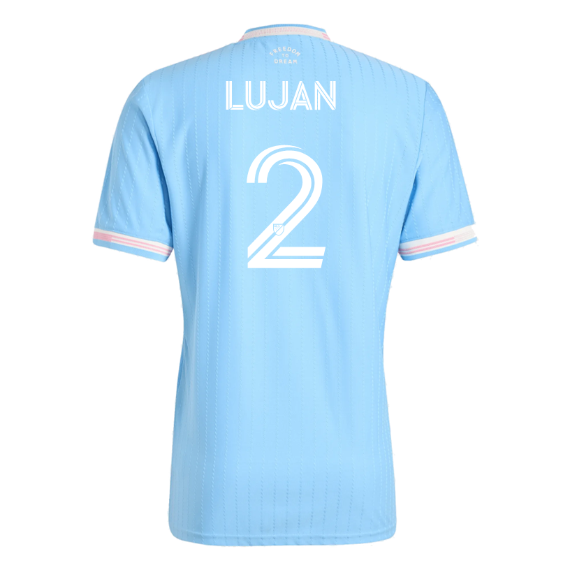 adidas Lujan Inter Miami Authentic Third Jersey 25/26 (Blue/Pink)