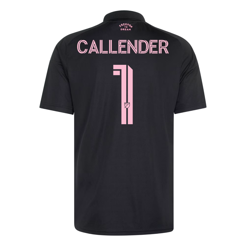 adidas Men's Callender Inter Miami CF 26/27 Away Jersey (Black/Pink)