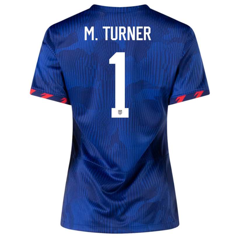 Nike Womens United States Matt TurnerAway Jersey 23/24 (Hyper Royal/Loyal Blue)
