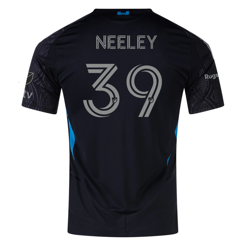 adidas Jack Neeley Charlotte FC Authentic Away Jersey 25/26 (Black)