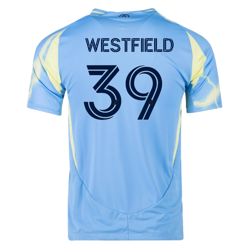 adidas Philadelphia Union Frankie Westfield Authentic Away Jersey 25/26 (Blue/Yellow)