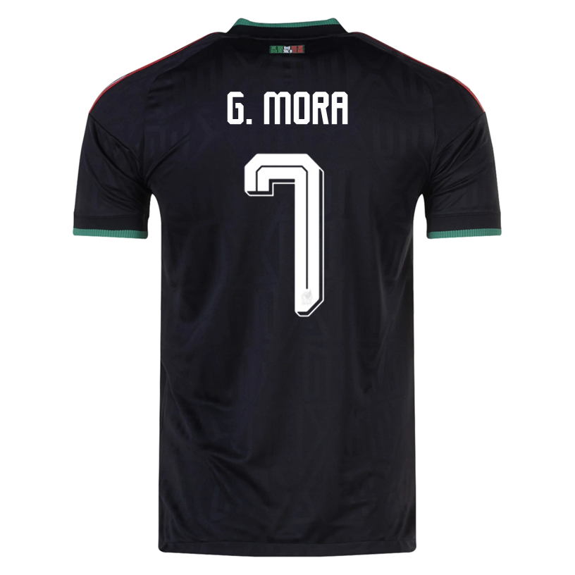 adidas Men's Mexico G. Mora Authentic Match Third Jersey 2026 (Black)