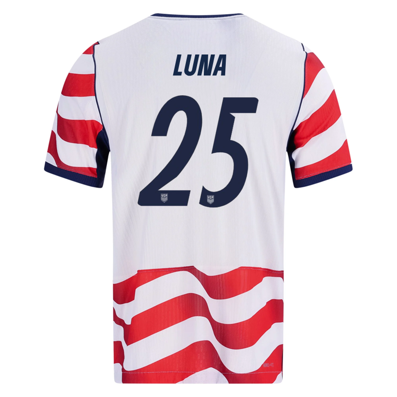 Nike Mens Luna United States Match Authentic Home Jersey 2026 (Sail/Midnight Navy)