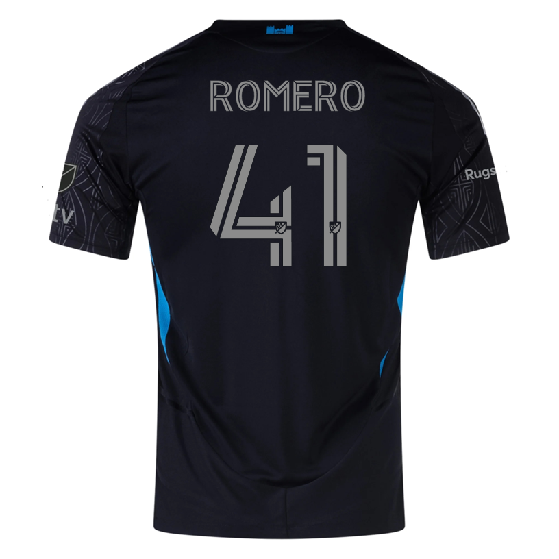 adidas Brian Romero Charlotte FC Authentic Away Jersey 25/26 (Black)