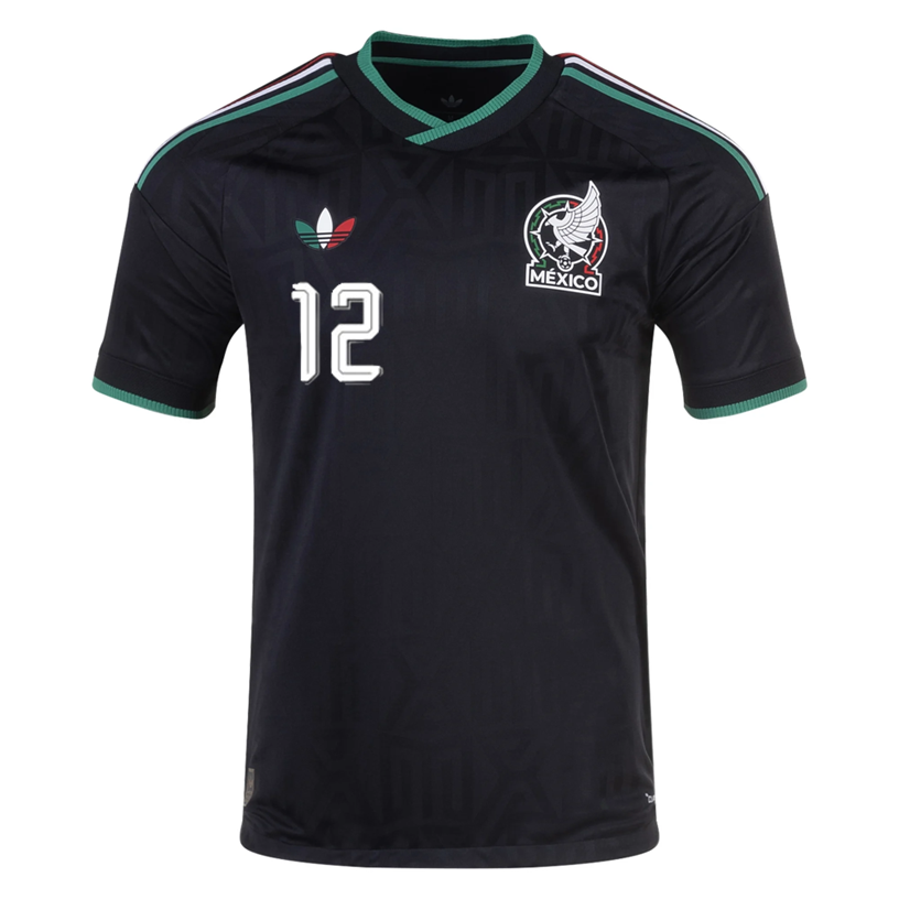adidas Men's Mexico Malagon Authentic Match Third Jersey 2026 (Black)