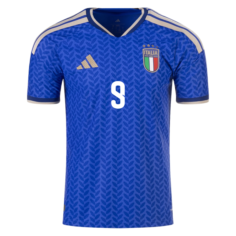 adidas Men's Retegui Italy 2026 Authentic Home Jersey (Bold Blue)