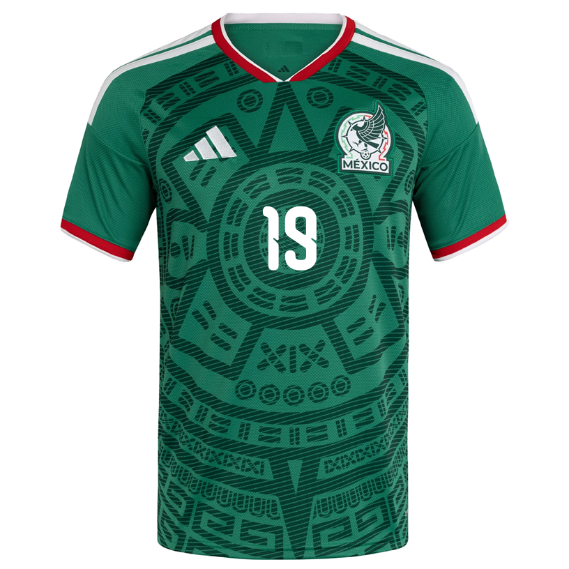 adidas Men's J. Sanchez Mexico Home 2026 World Cup Jersey (Bold Green)
