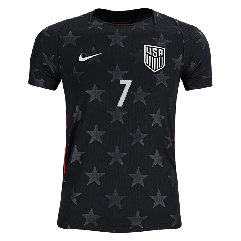Nike Youth Reyna United States Away Stadium Jersey 2026 (Dark Obsidian/Pure Platinum)