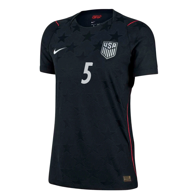 Nike Women’s A. Robinson United States Match Authentic Away Jersey 2026 (Dark Obsidian/Pure Platinum)