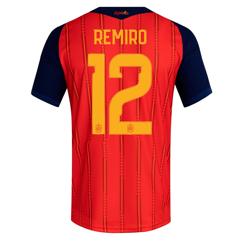adidas Men's Remiro Spain Authentic World Cup Home Jersey 2026 (Vivid Red)