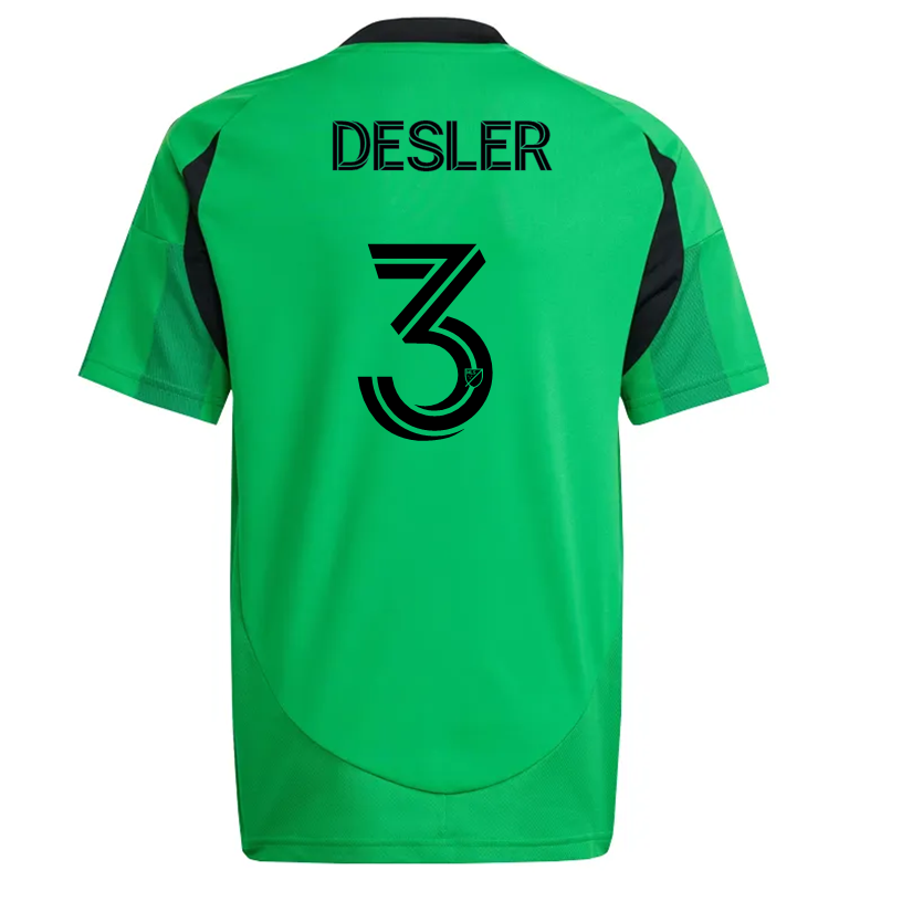adidas Austin FC Mikkel Desler Home Jersey 25/26 (Real Green)