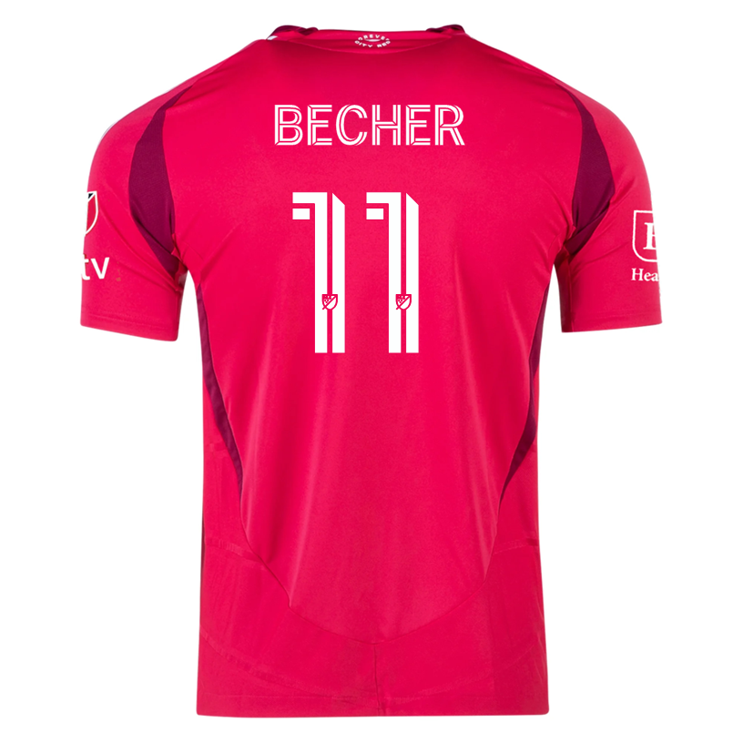 adidas Simon Becher St. Louis FC Authentic Home Jersey 25/26 (Power Pink)