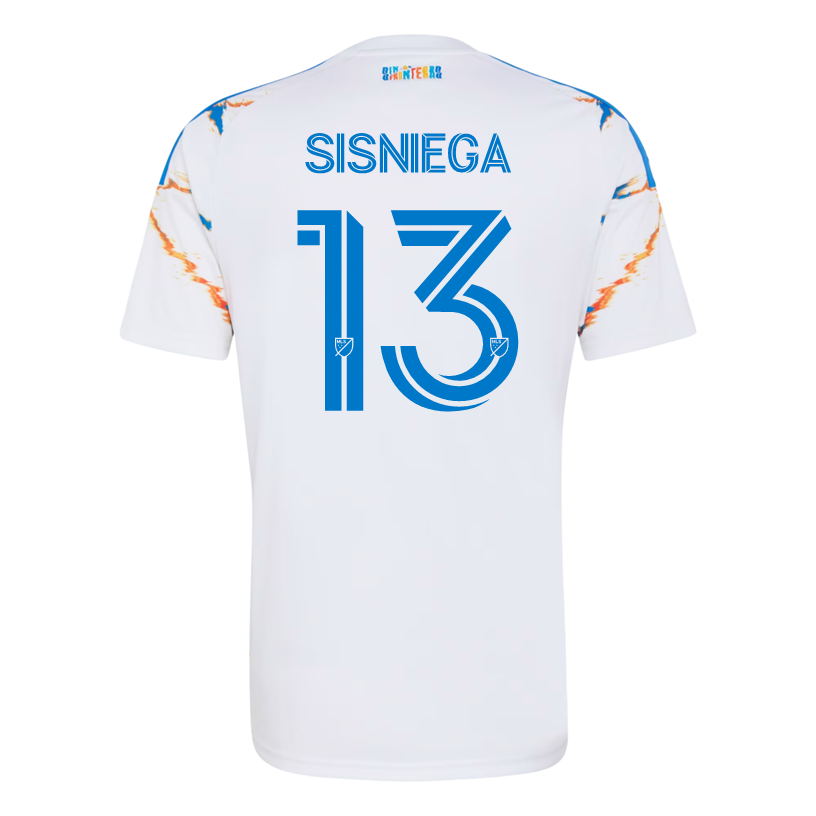 adidas Men's Sisniega San Diego FC 26/27 Away Replica Jersey (White)