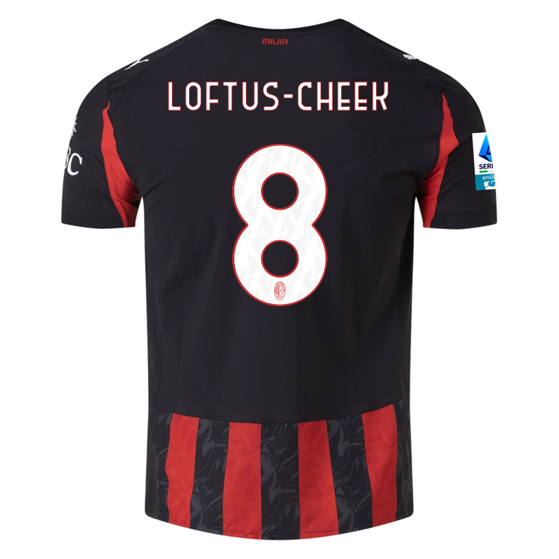 Puma Loftus-Cheek Men's AC Milan Authentic Home Jersey 25/26 w