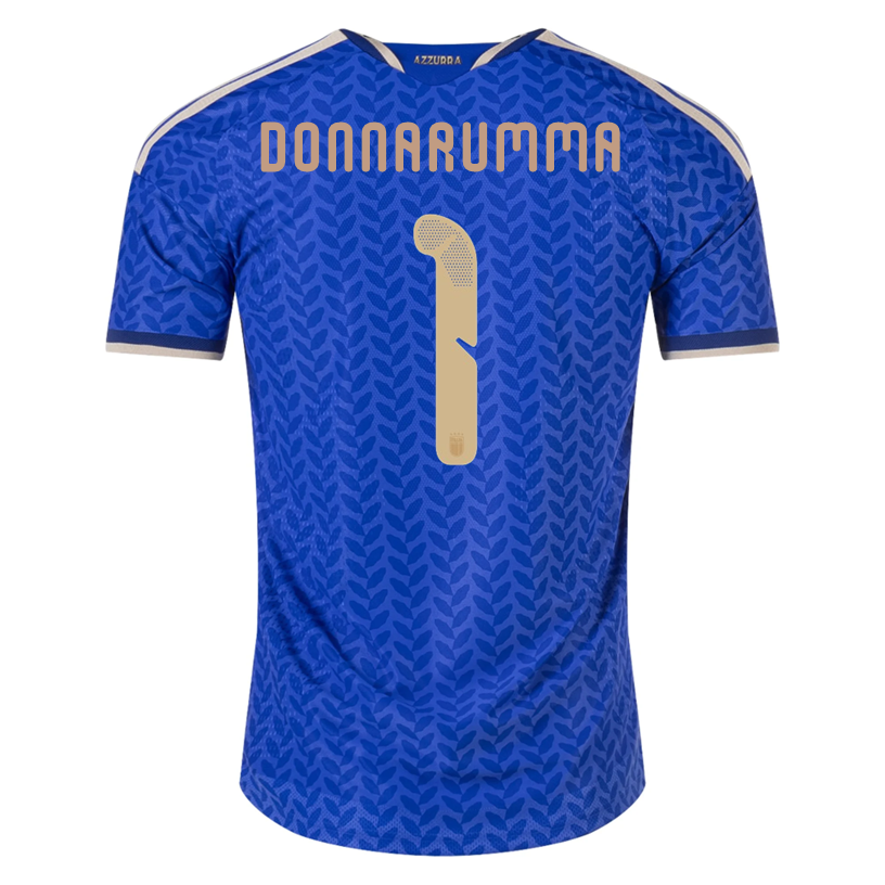 adidas Men's Donnarumma Italy 2026 Authentic Home Jersey (Bold Blue)