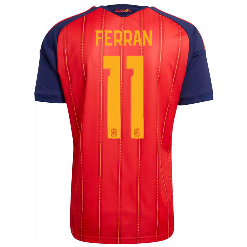 adidas Men's Ferran Spain World Cup Home Jersey 2026 (Vivid Red)