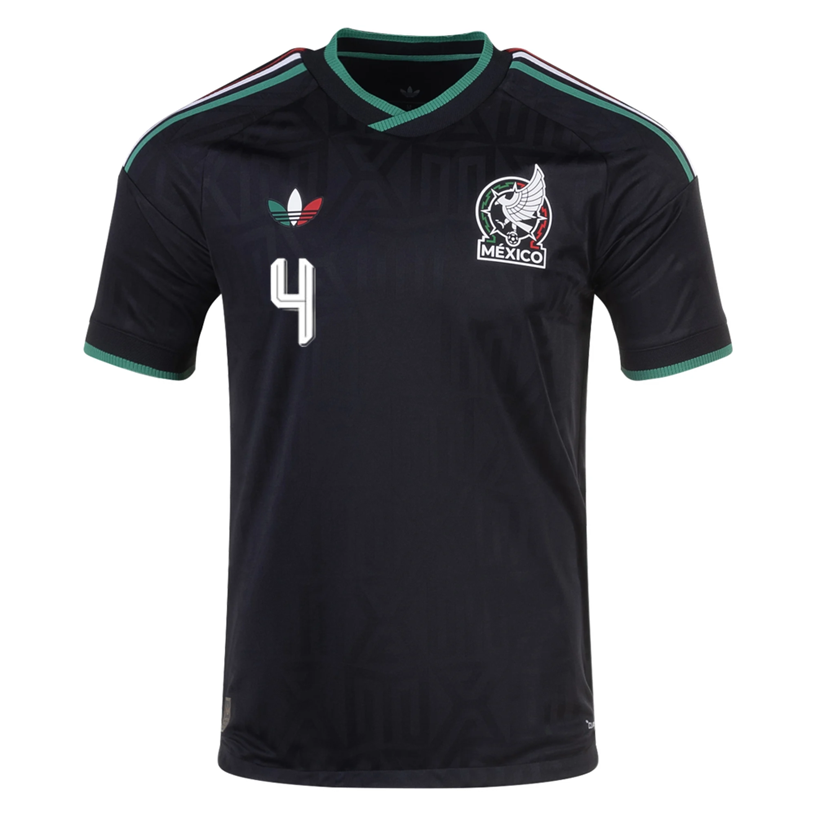 adidas Men's Mexico E. Alvarez Authentic Match Third Jersey 2026 (Black) | SoccerWearhouse