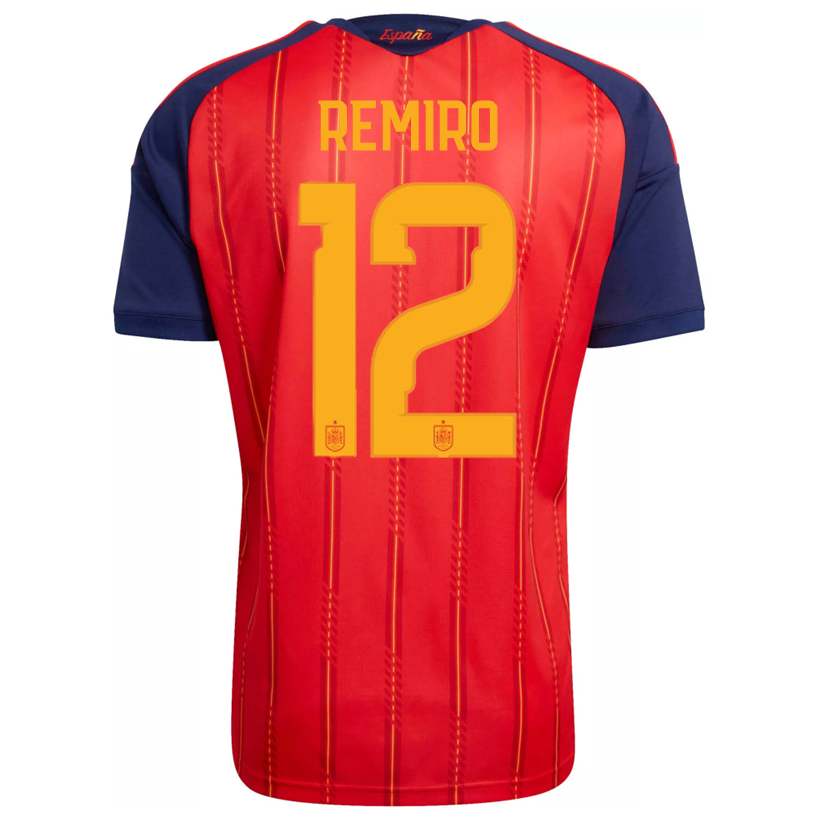 adidas Men's Remiro Spain World Cup Home Jersey 2026 (Vivid Red)