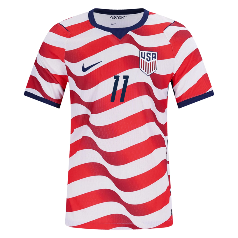 Nike Mens Aaronson United States Match Authentic Home Jersey 2026 (Sail/Midnight Navy)