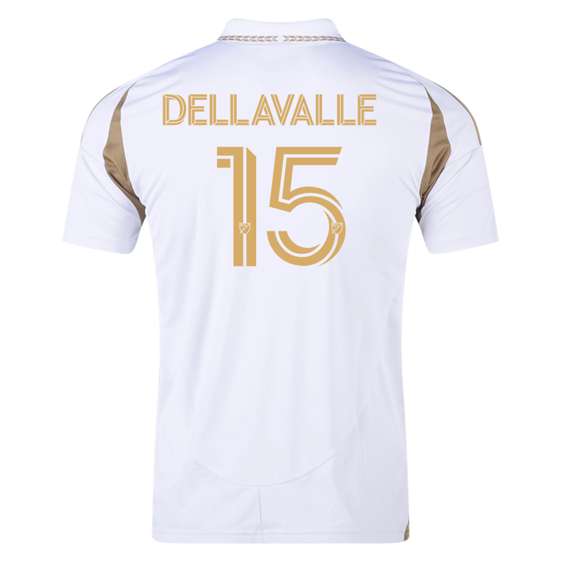 adidas Lorenzo Dellavalle LAFC Away Jersey 25/26 (White/Gold)