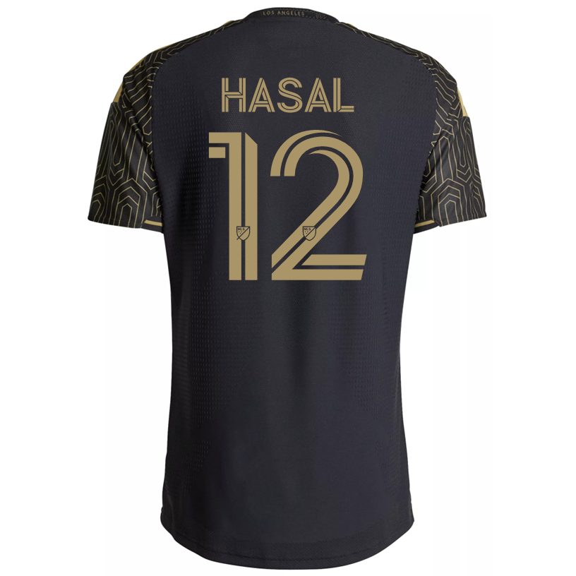 adidas Men's Hasal LAFC Authentic Match Home Jersey 26/27 (Black/Gold)