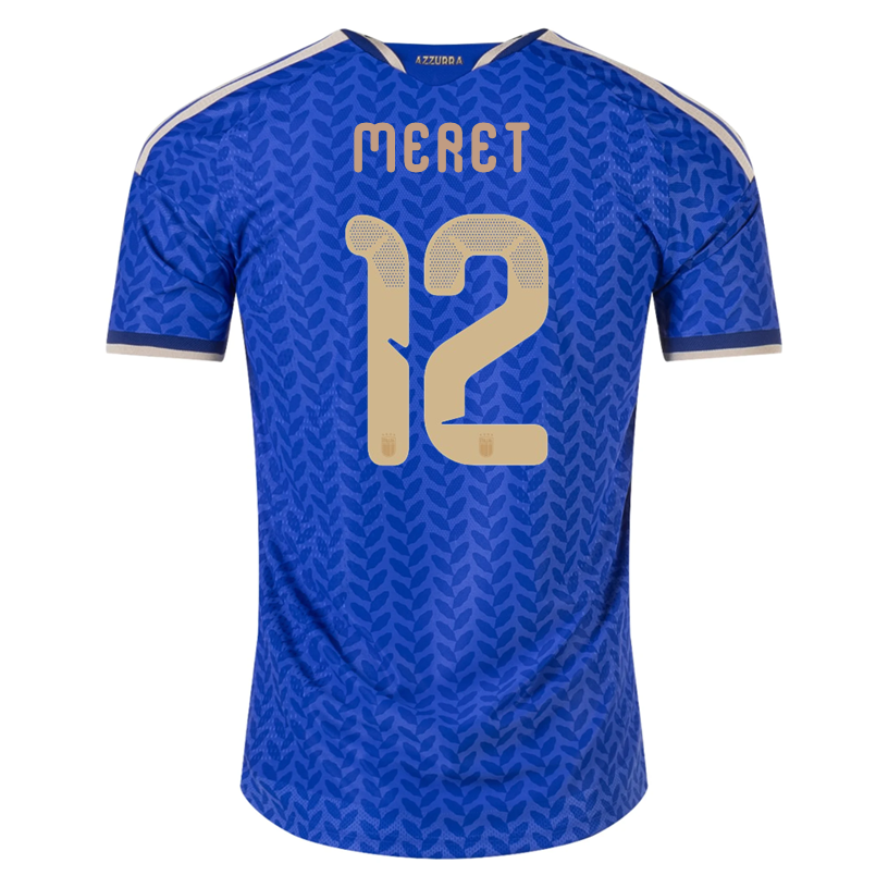 adidas Men's Meret Italy 2026 Authentic Home Jersey (Bold Blue)