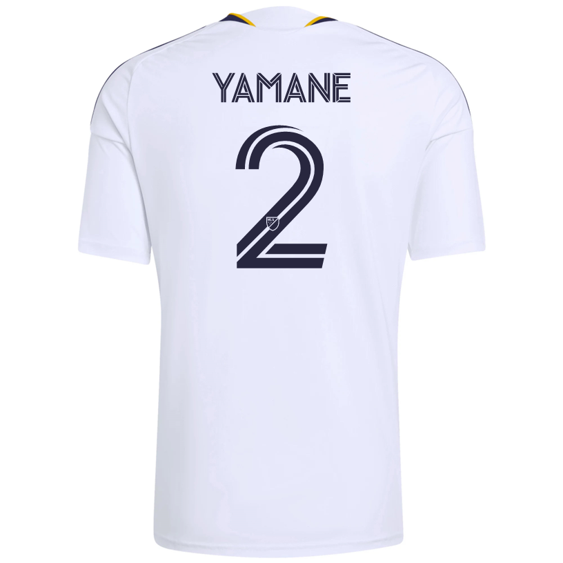 adidas Men's Yamane LA Galaxy Home Replica Jersey 26/27 (White)