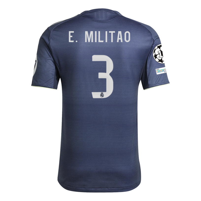 値下げ‼️正規品 Real Madrid E. Militão ユニフォーム adidas Éder Gabriel Militão Real Madrid Authentic Away