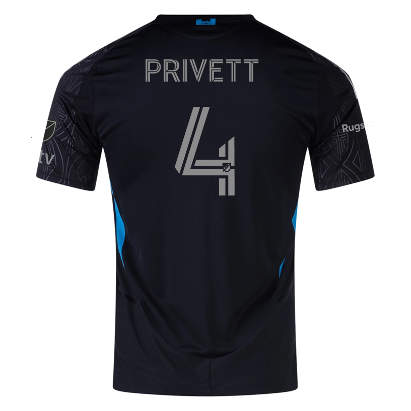 adidas Andrew Privett Charlotte FC Authentic Away Jersey 25/26 (Black)