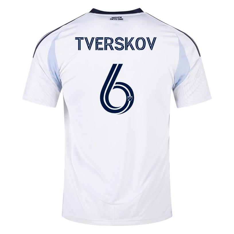 adidas Jeppe Tverskov San Diego FC Away Jersey 25/26 (White)